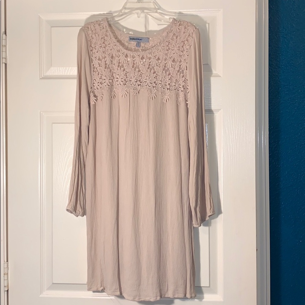 Bailey Blue Floral Lace Dress